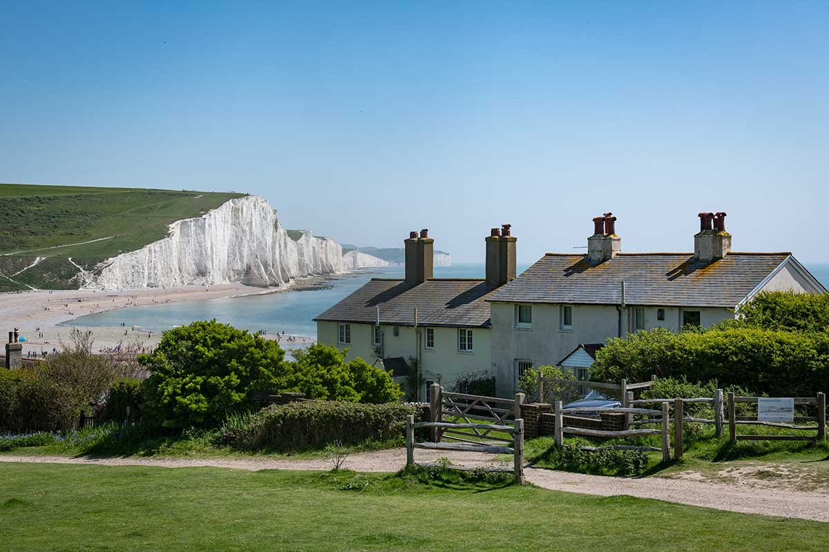 코스트가드 코티지 (Coastguard Cottages)와 세븐 시스터즈